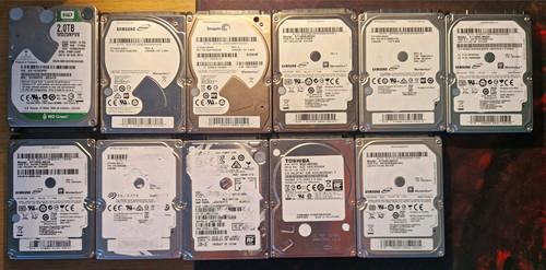 Mixed brands laptop hard - mixed,