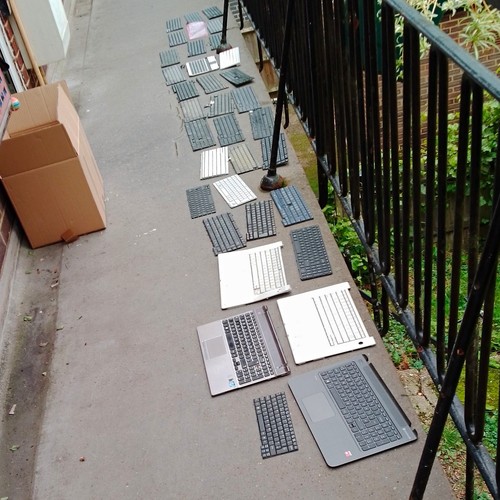 Mostly laptop keyboards mixed - laptop,