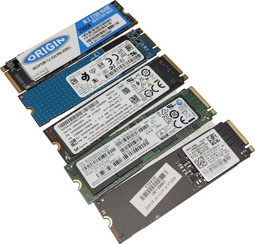 25x mixed brand 250gb nvme - 250gb,