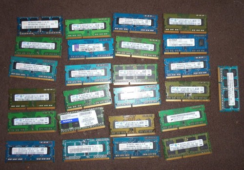 Job lot 25x laptop ram - ram, sodimm